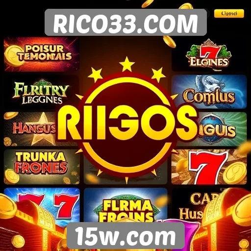 Jogos populares disponíveis no site RICO33.COM