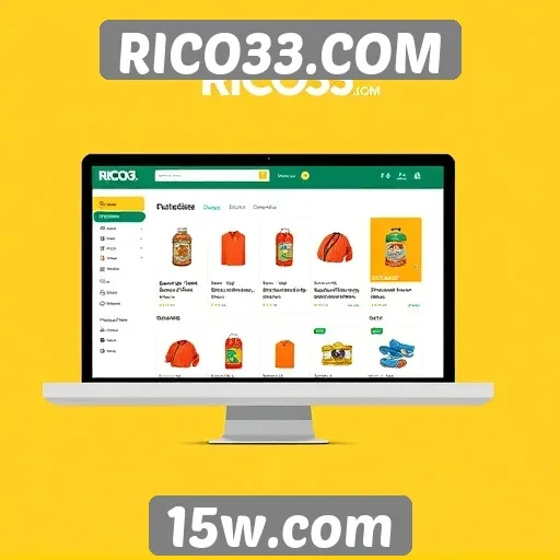 Interface do usuário no RICO33.COM é intuitiva e acessível